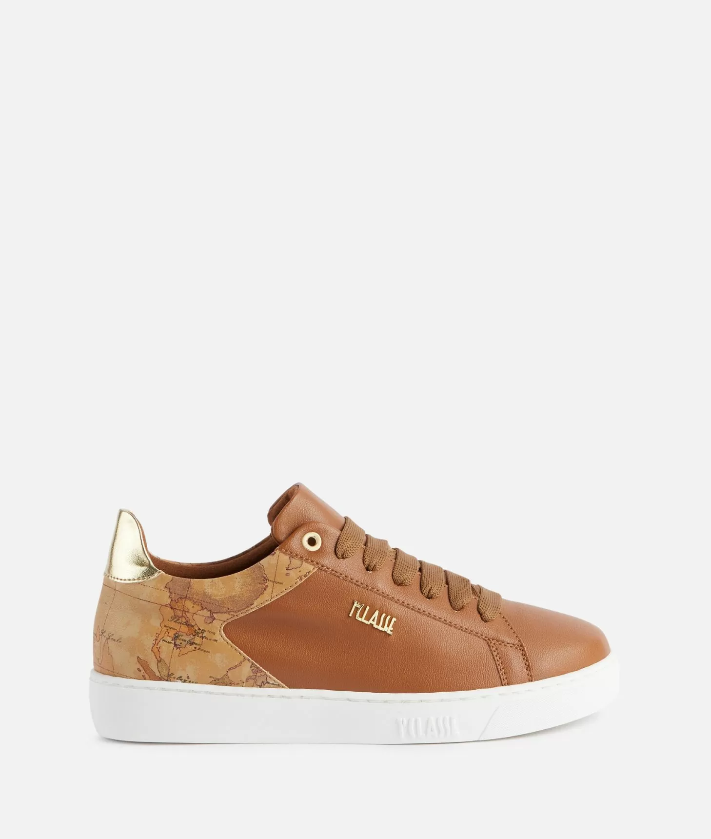 Alviero martini 1a classe Sneakers in eco nappa con logo 1ᴬ Classe Castagna