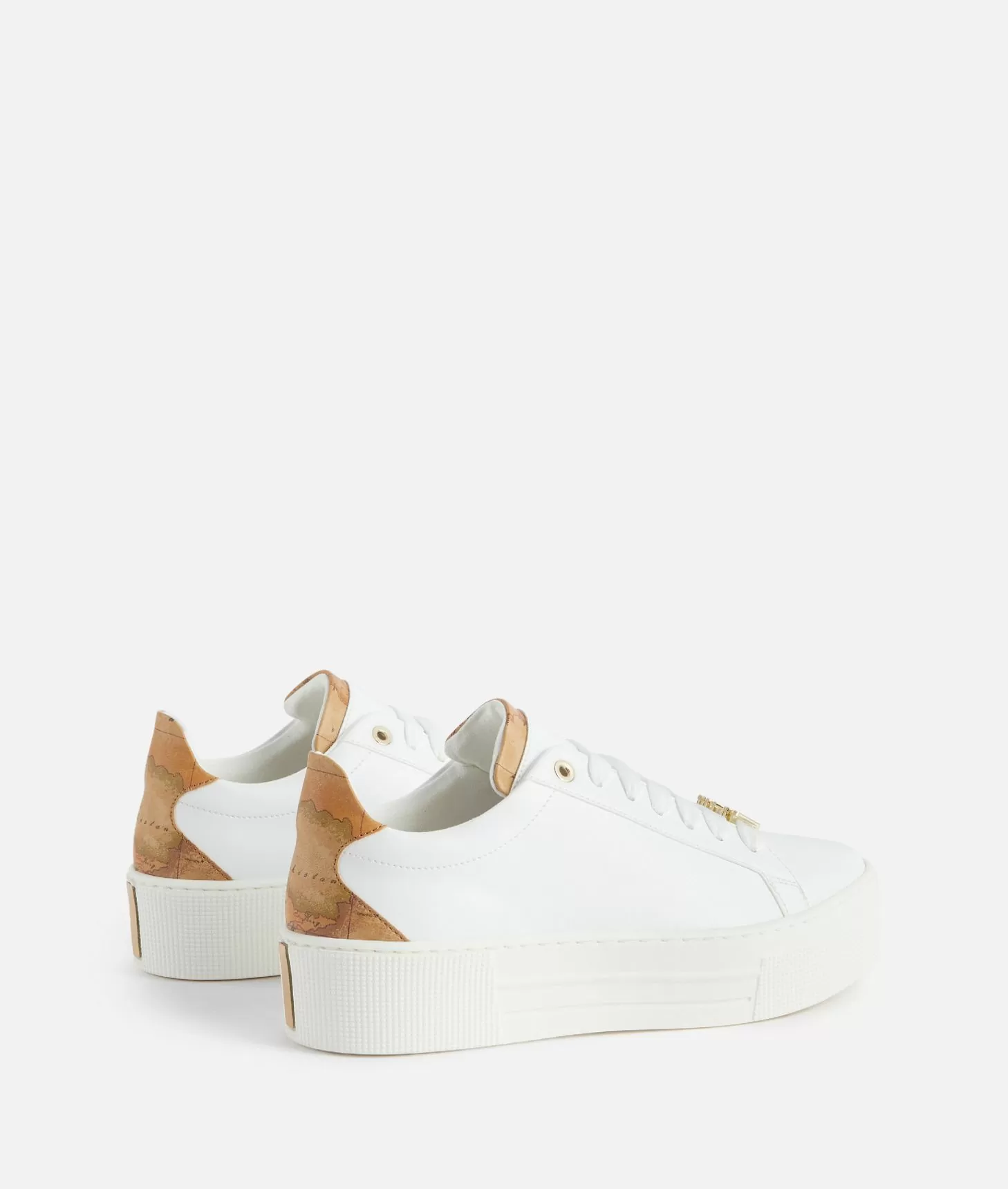 Alviero Martini 1a Classe Sneakers In Eco Nappa Con Passalaccio 1ᴬ Classe Bianche