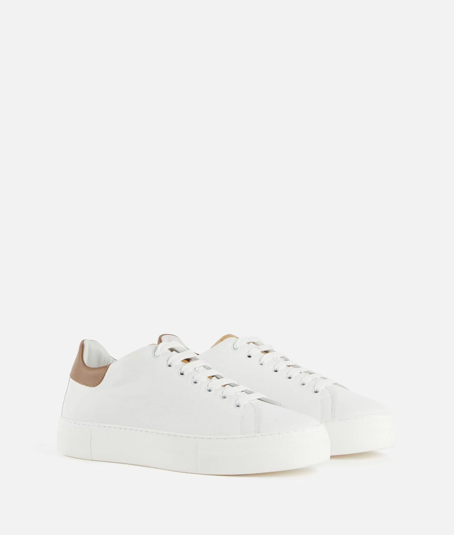 Alviero Martini 1a Classe Sneakers In Pelle Granata Bianche