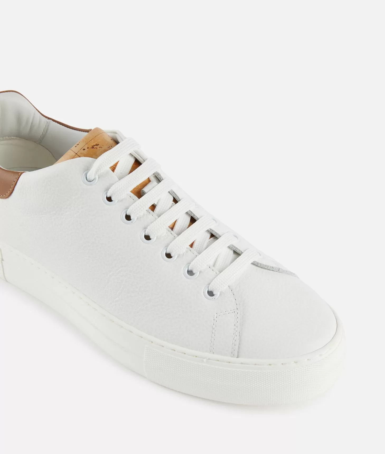 Alviero Martini 1a Classe Sneakers In Pelle Granata Bianche
