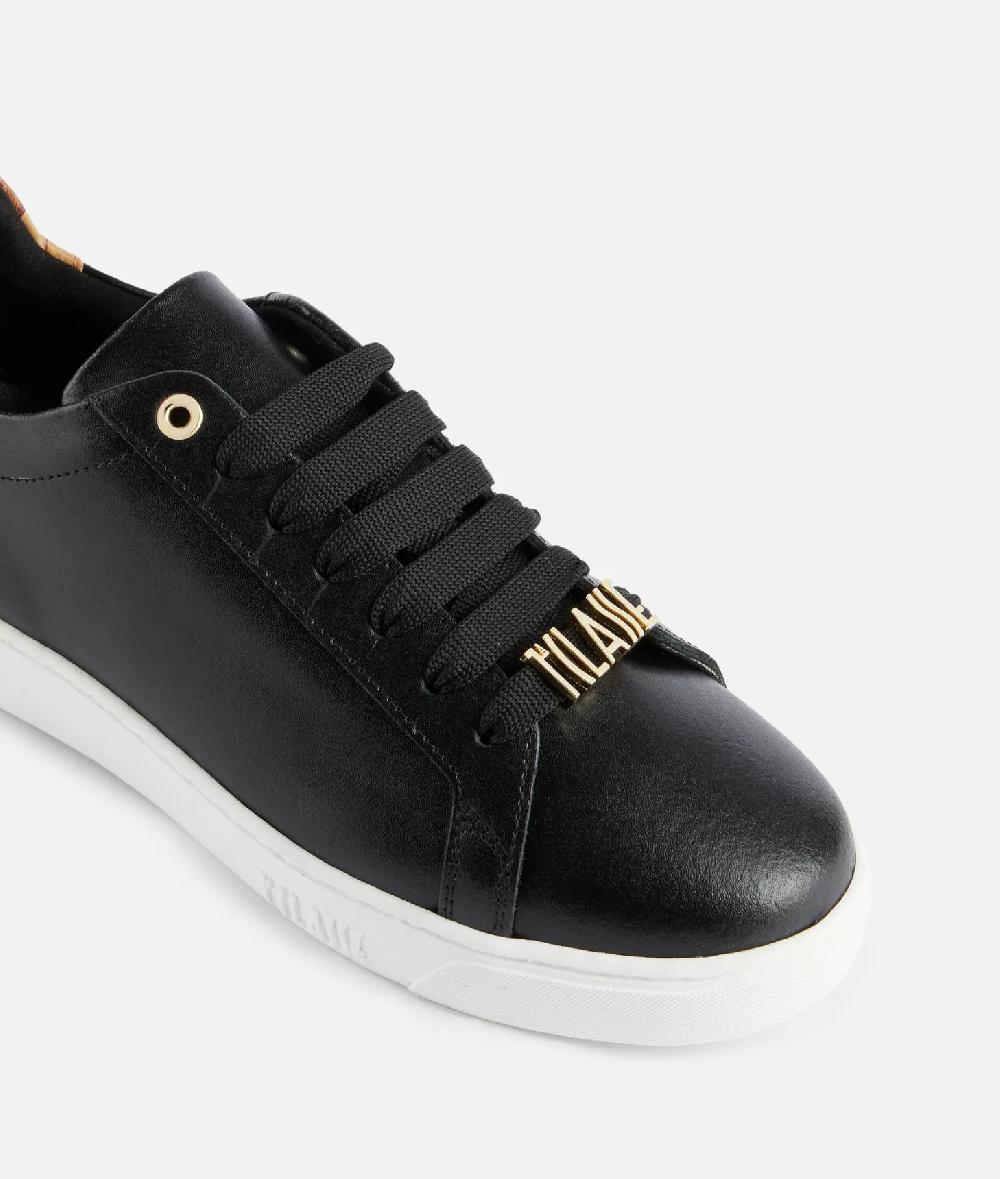 Alviero Martini 1a Classe Sneakers In Pelle Liscia Con Passalaccio 1ᴬ Classe Nere