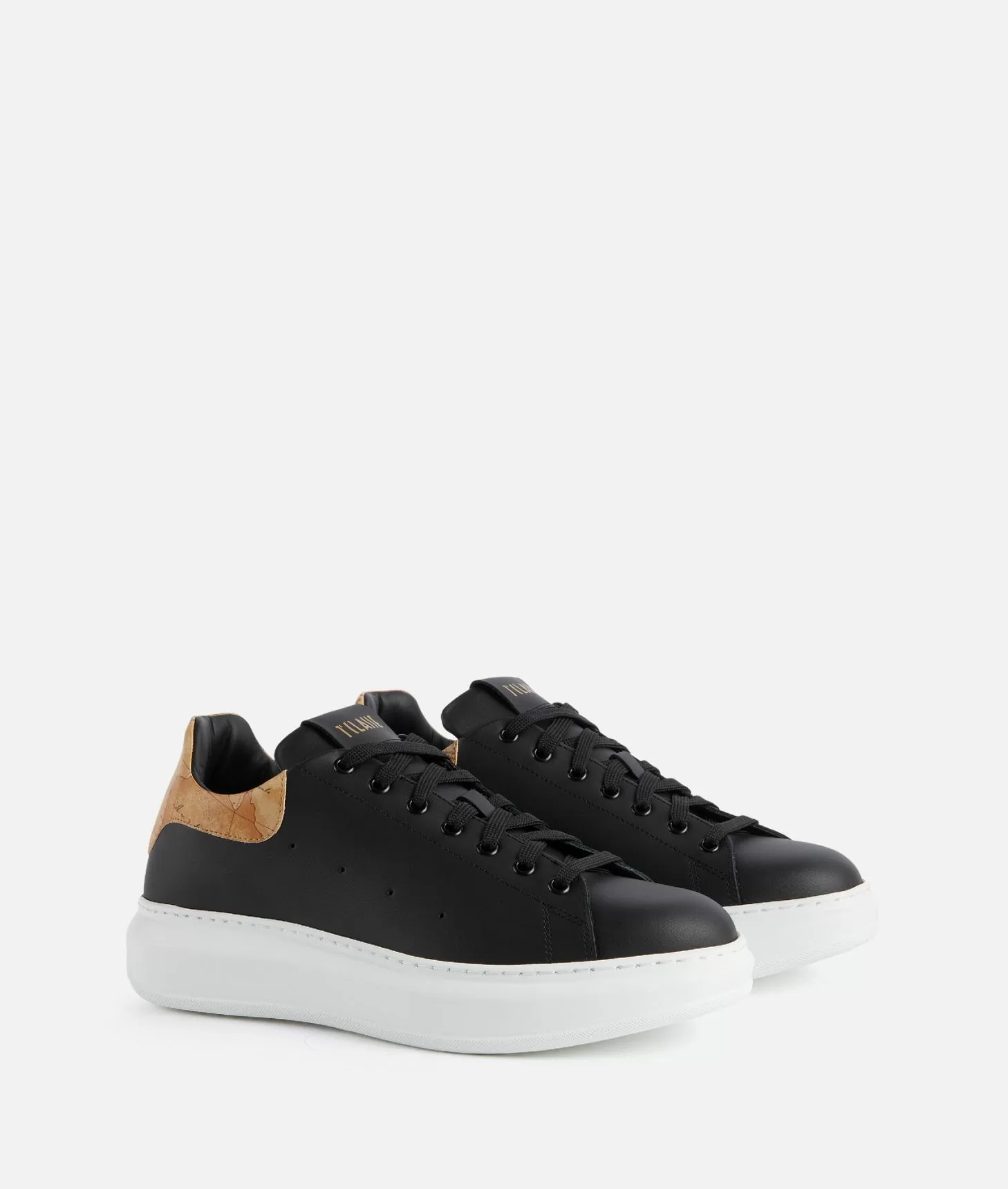 Alviero Martini 1a Classe Sneakers In Pelle Liscia Nere