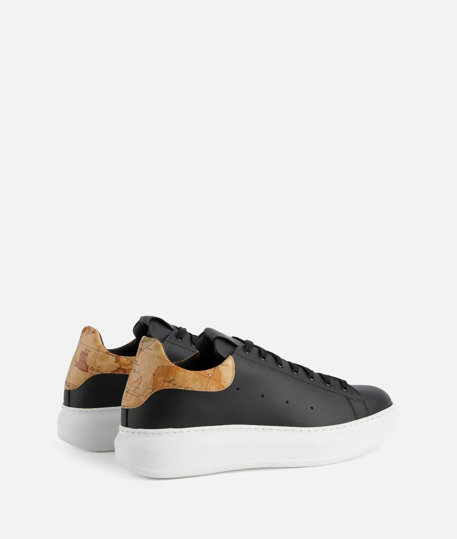 Alviero Martini 1a Classe Sneakers In Pelle Liscia Nere