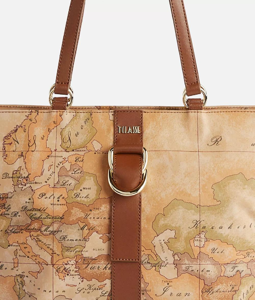 Alviero Martini 1a Classe Social Soft Borsa Shopping Castagna