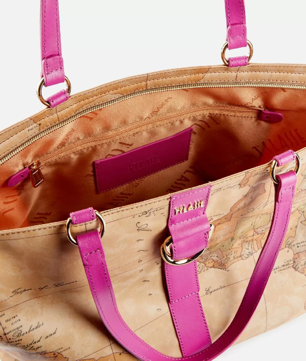 Alviero Martini 1a Classe Social Soft Borsa Shopping Ciclamino