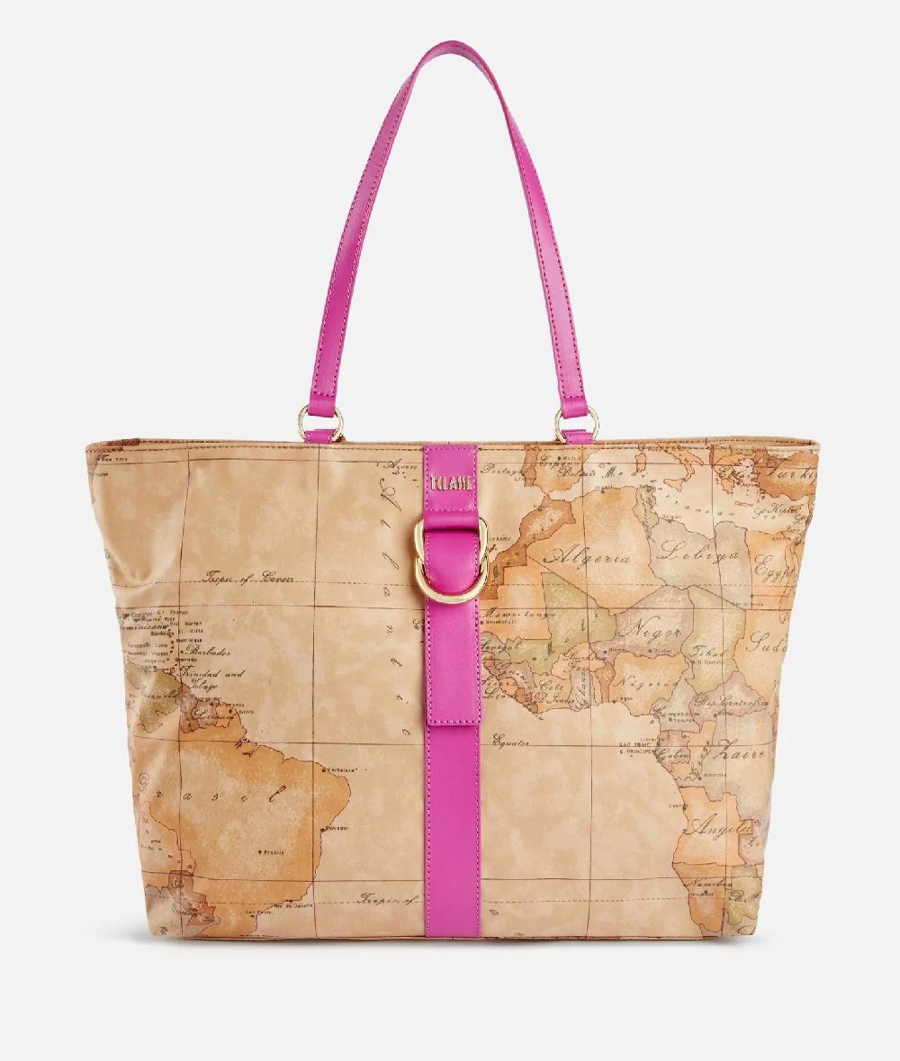 Alviero Martini 1a Classe Social Soft Borsa Shopping Ciclamino