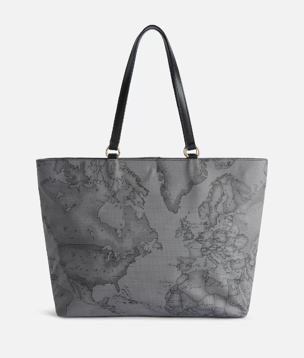 Alviero Martini 1a Classe Social Soft Borsa Shopping Grigio Scuro