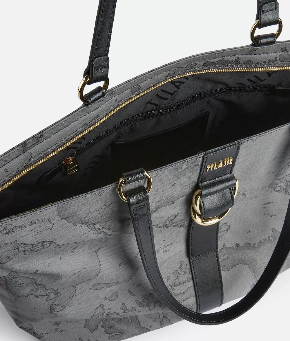 Alviero Martini 1a Classe Social Soft Borsa Shopping Grigio Scuro