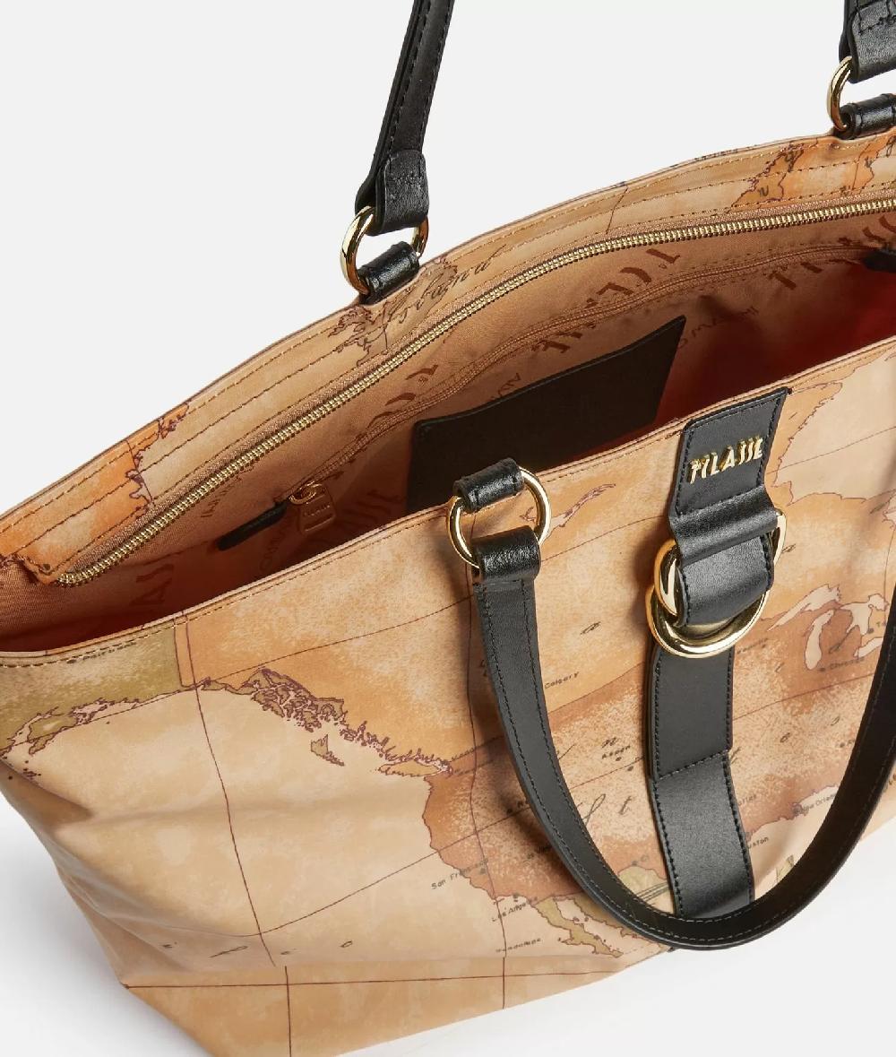 Alviero Martini 1a Classe Social Soft Borsa Shopping Nera