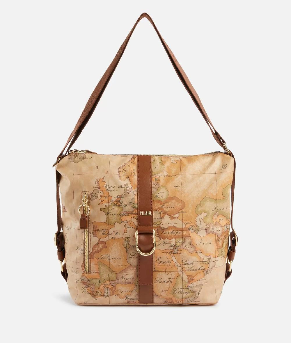 Alviero martini 1a classe Social Soft borsa sottospalla doppia portabilità Castagna