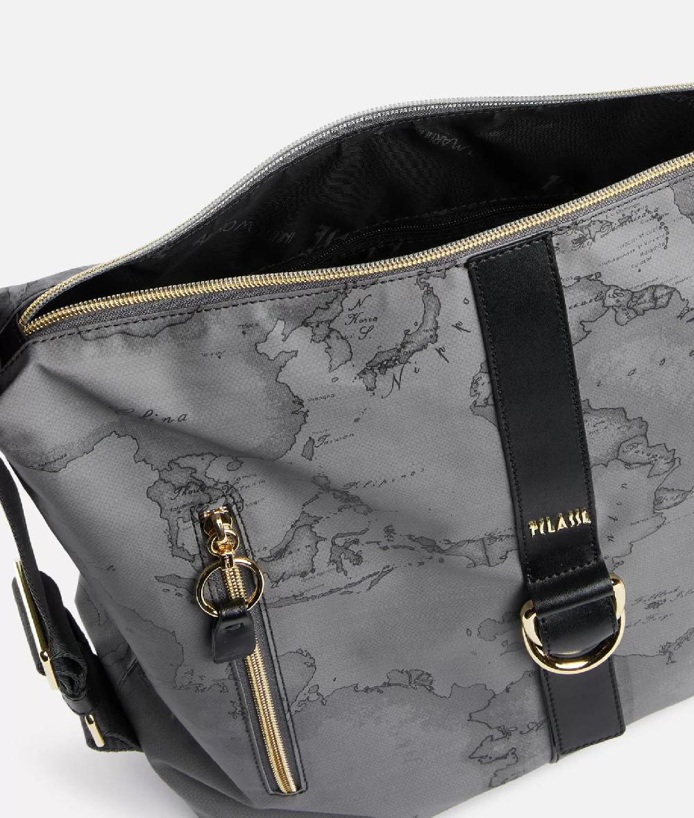 Alviero Martini 1a Classe Social Soft Borsa Sottospalla Doppia Portabilità Grigio Scuro