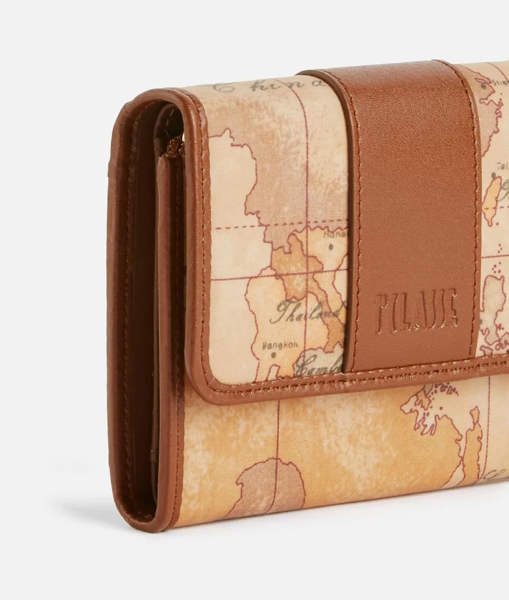 Alviero Martini 1a Classe Social Soft Portafoglio Bifolder Piccolo Castagna