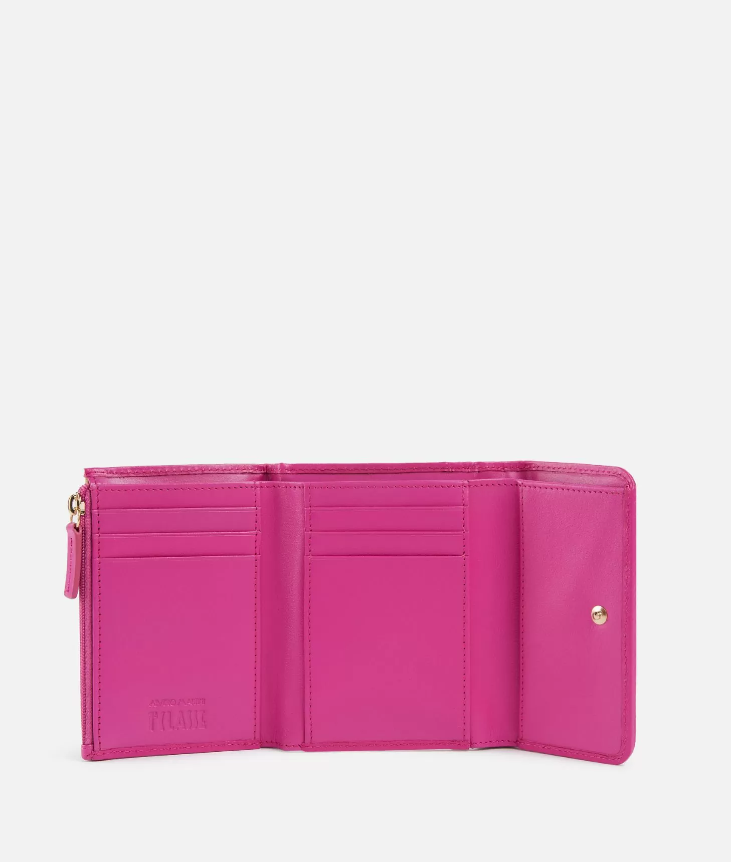 Alviero Martini 1a Classe Social Soft Portafoglio Bifolder Piccolo Ciclamino