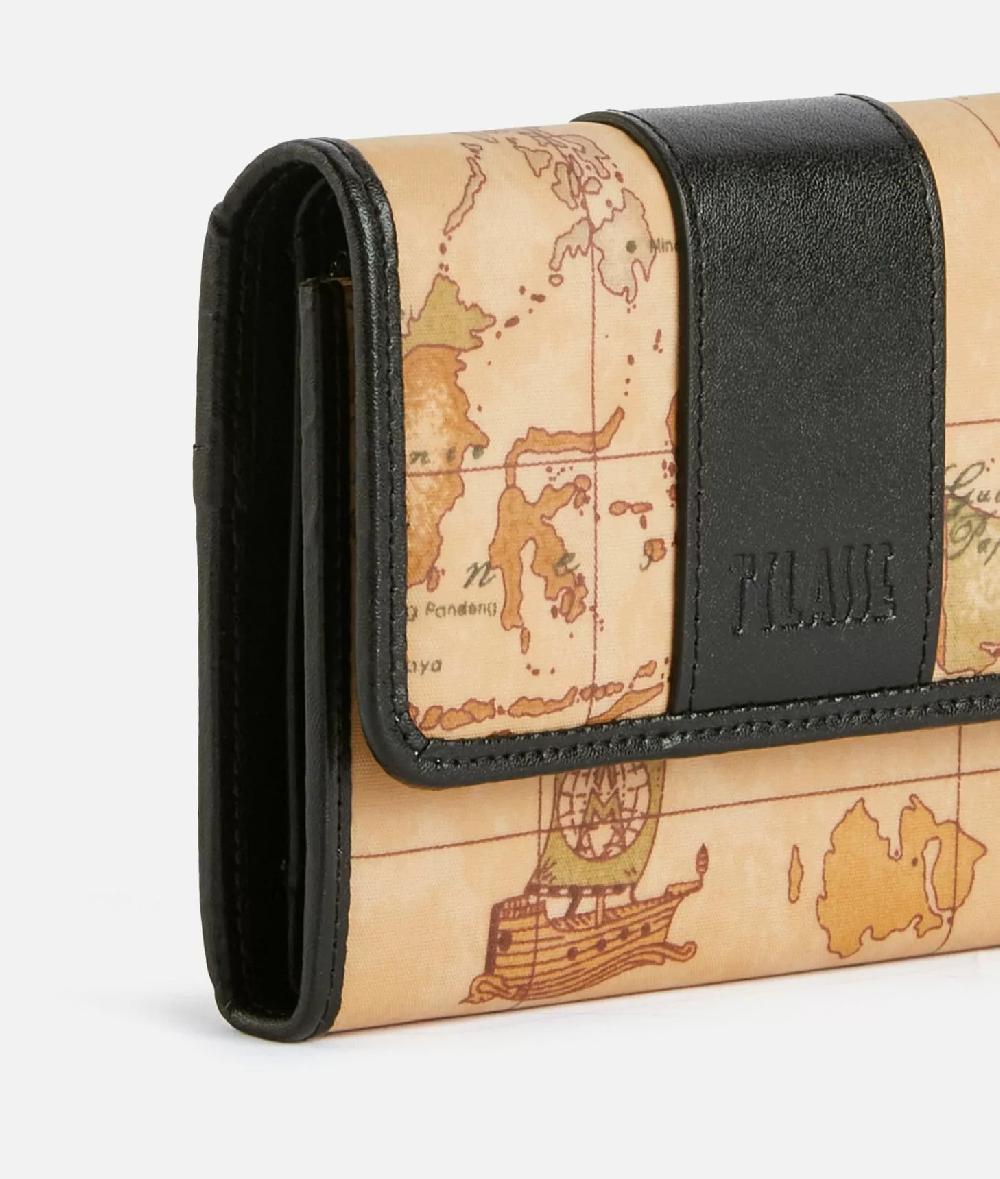 Alviero Martini 1a Classe Social Soft Portafoglio Bifolder Piccolo Nero