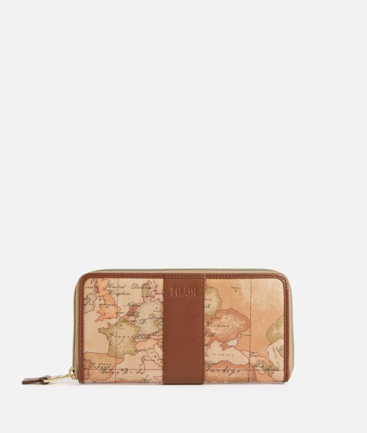 Alviero martini 1a classe Social Soft portafoglio zip around Castagna