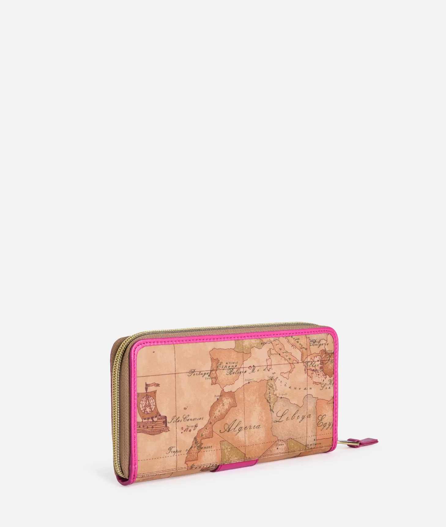 Alviero Martini 1a Classe Social Soft Portafoglio Zip Around Ciclamino