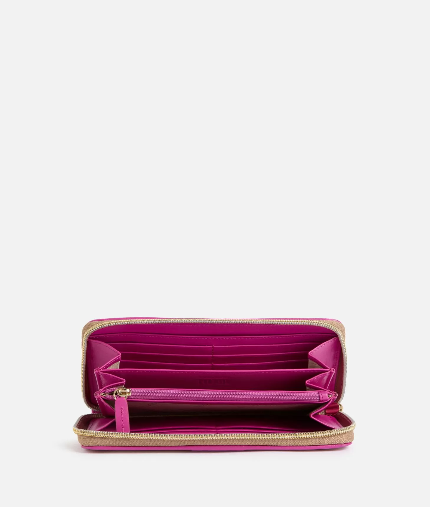 Alviero Martini 1a Classe Social Soft Portafoglio Zip Around Ciclamino