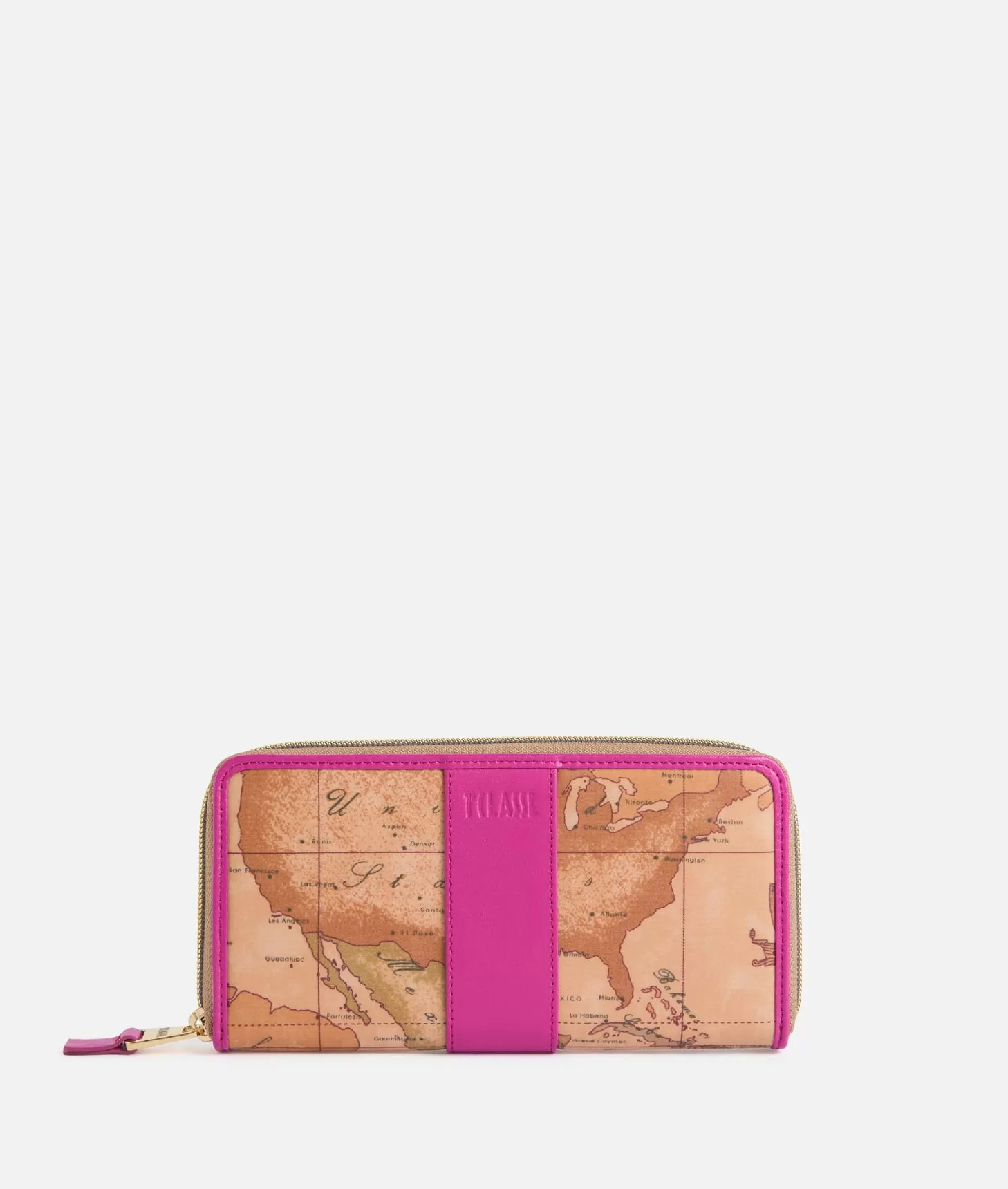 Alviero martini 1a classe Social Soft portafoglio zip around Ciclamino