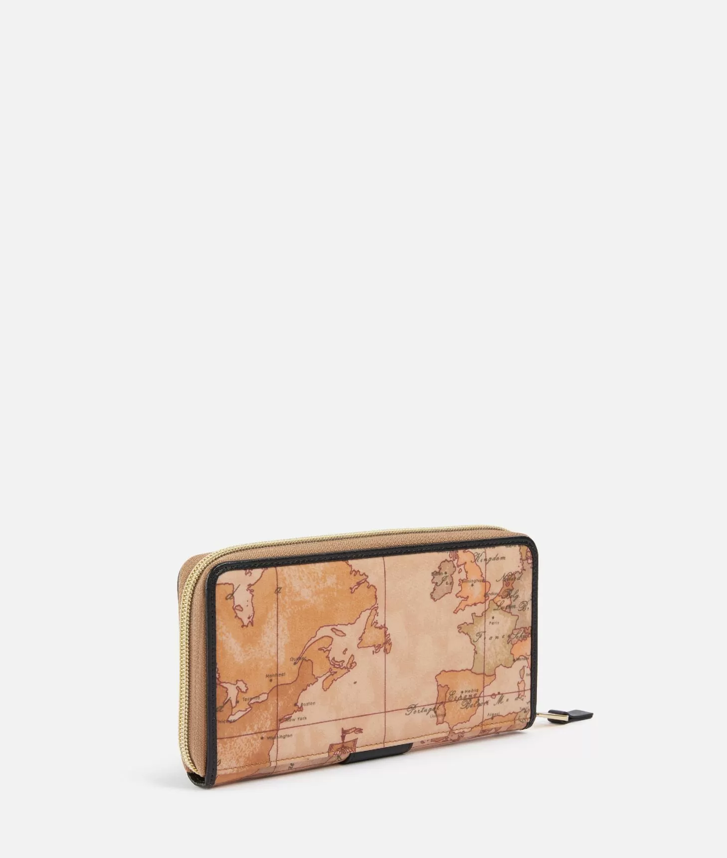 Alviero Martini 1a Classe Social Soft Portafoglio Zip Around Nero