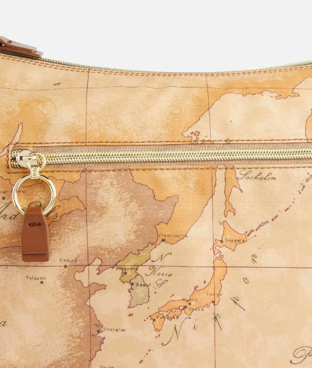 Alviero Martini 1a Classe Social Soft Tracolla A Mezzaluna Grande Castagna