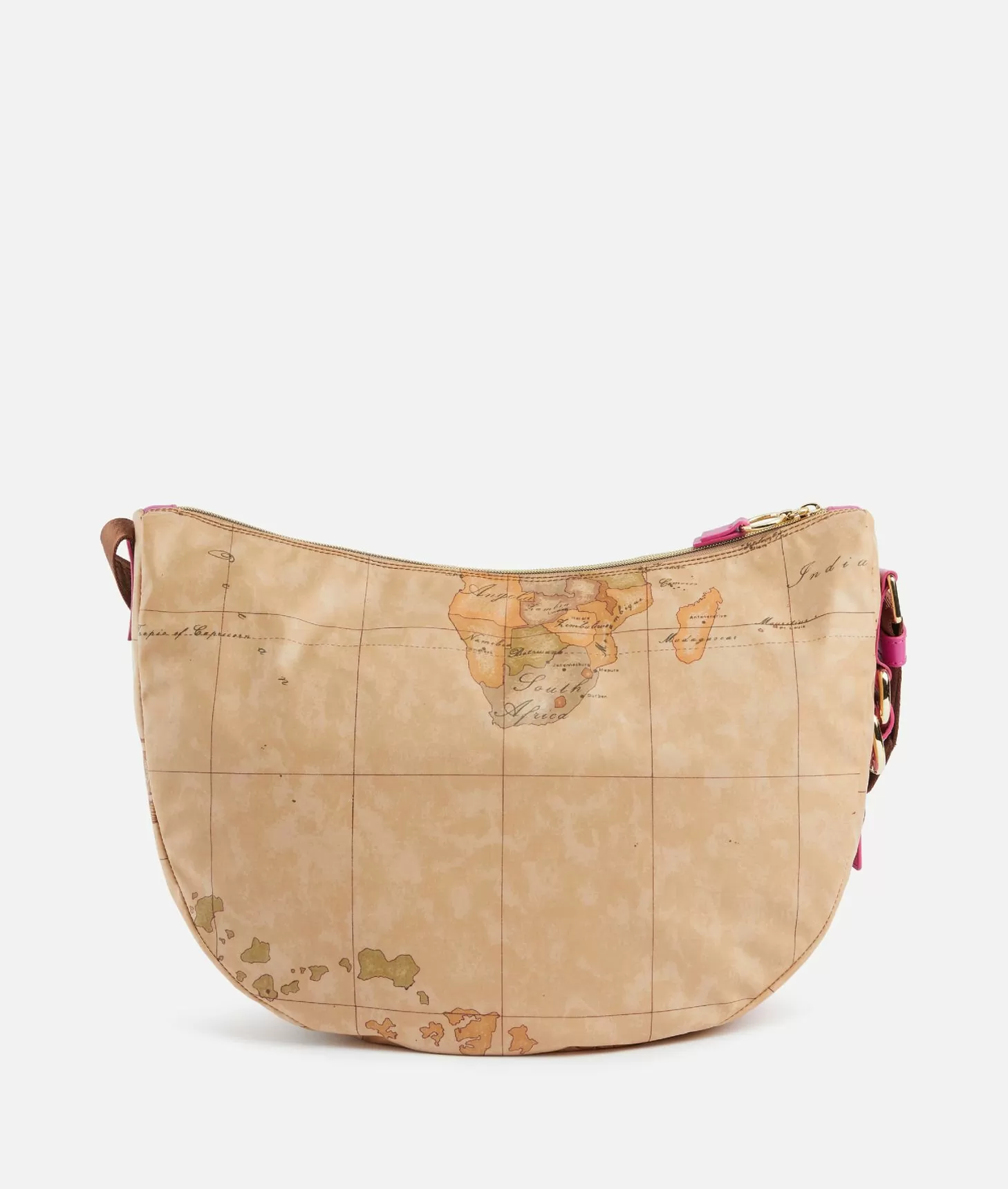 Alviero Martini 1a Classe Social Soft Tracolla A Mezzaluna Grande Ciclamino