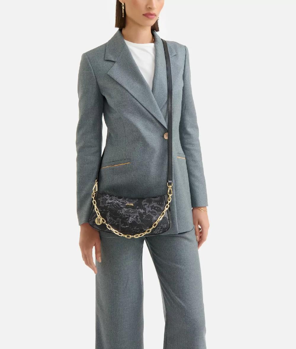 Alviero Martini 1a Classe Space Bag Tracolla Con Catena Geo Night