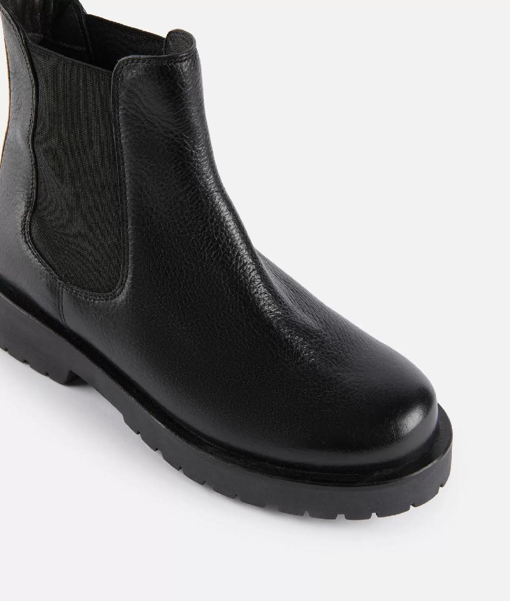 Alviero Martini 1a Classe Stivaletti Beatles In Pelle Granata Neri