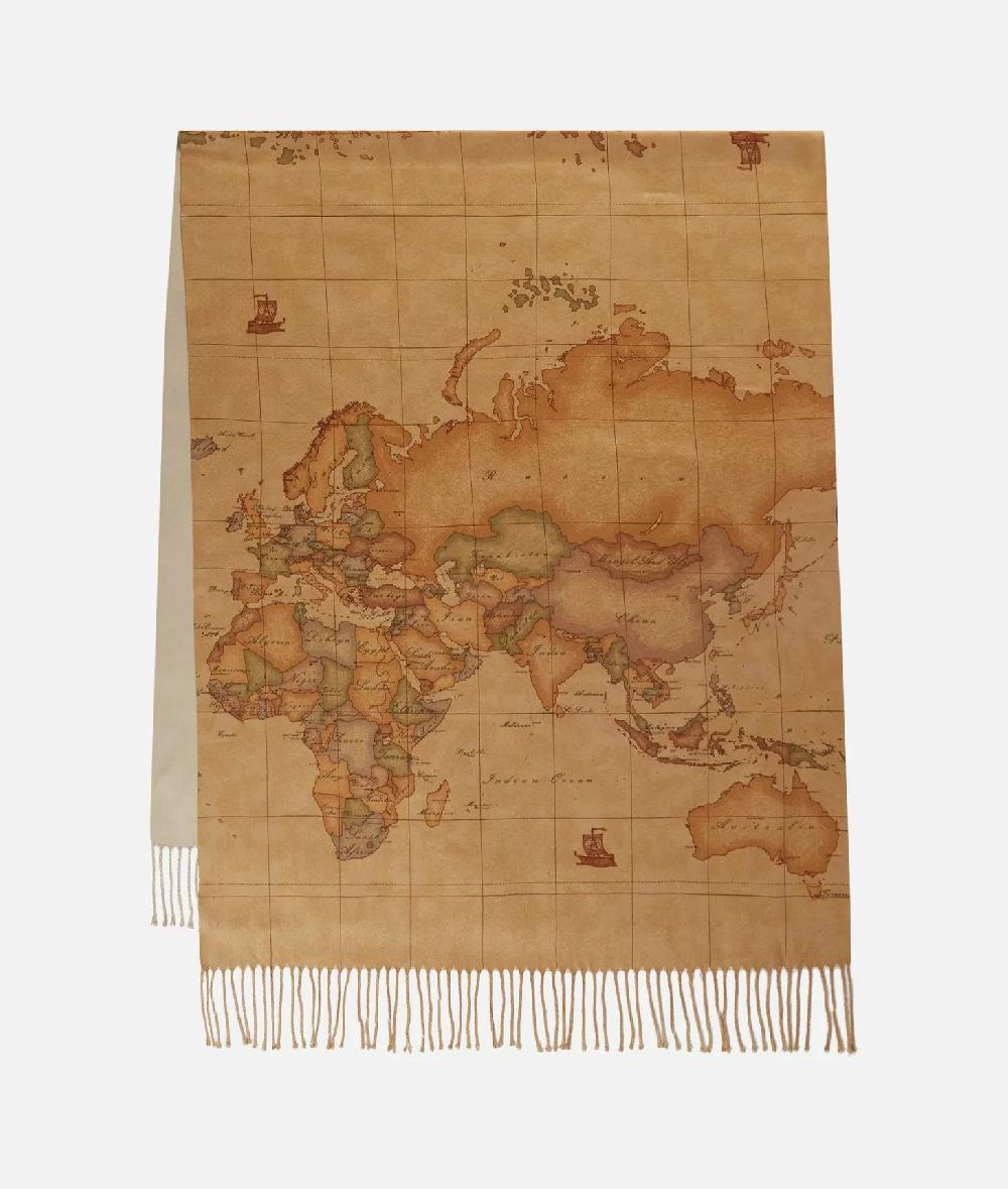 Alviero Martini 1a Classe Stola Con Frange 72x175 Geo Classic