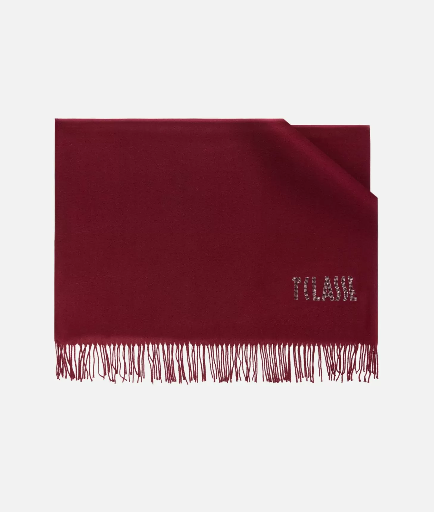 Alviero martini 1a classe Stola con logo in strass 72x175 Lampone