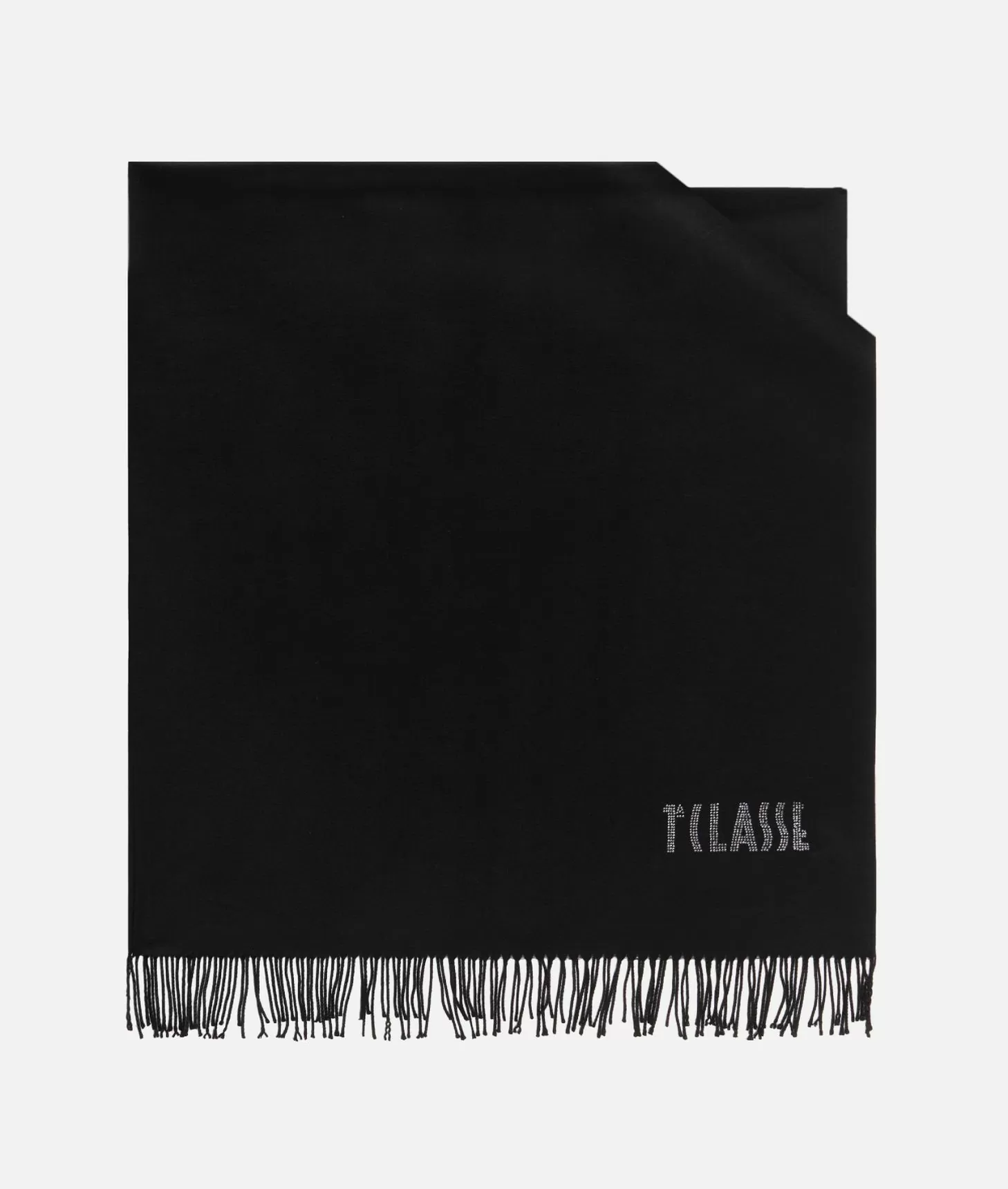 Alviero martini 1a classe Stola con logo in strass 72x175 Nera