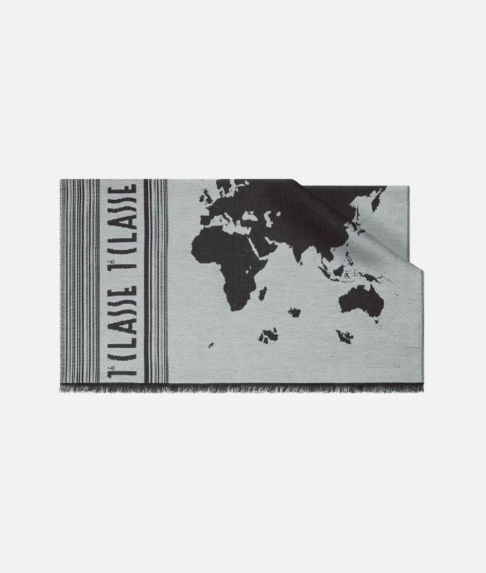 Alviero martini 1a classe Stola Geo Pieno con logo 80x180 Grigio Medio