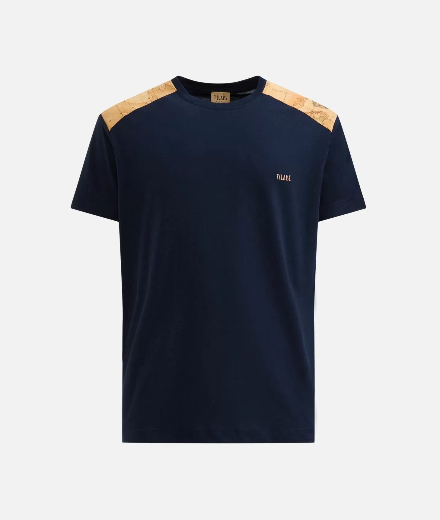 Alviero Martini 1a Classe T-shirt In Cotone Con Dettagli Spalle Blu Navy