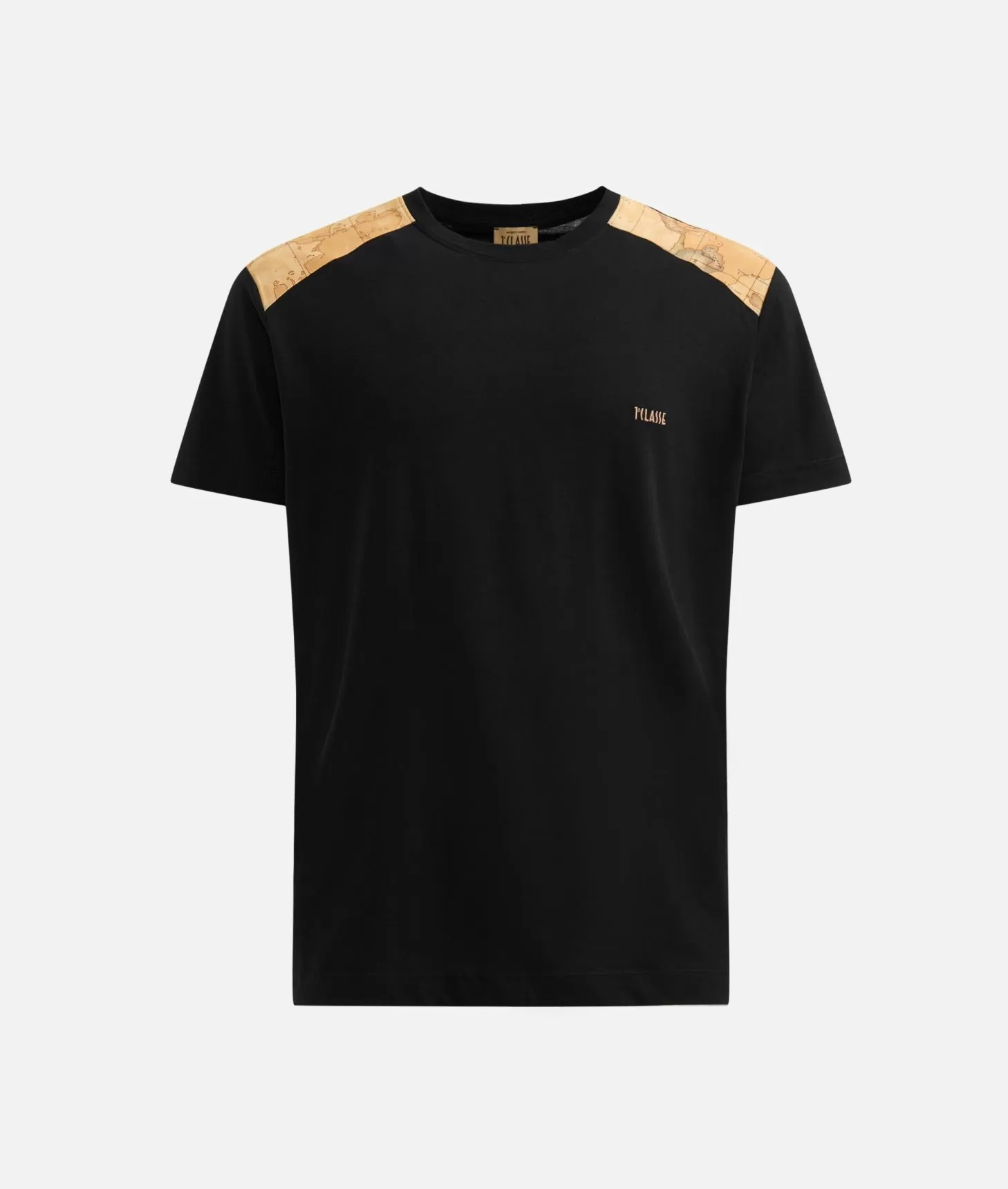 Alviero Martini 1a Classe T-shirt In Cotone Con Dettagli Spalle Nera