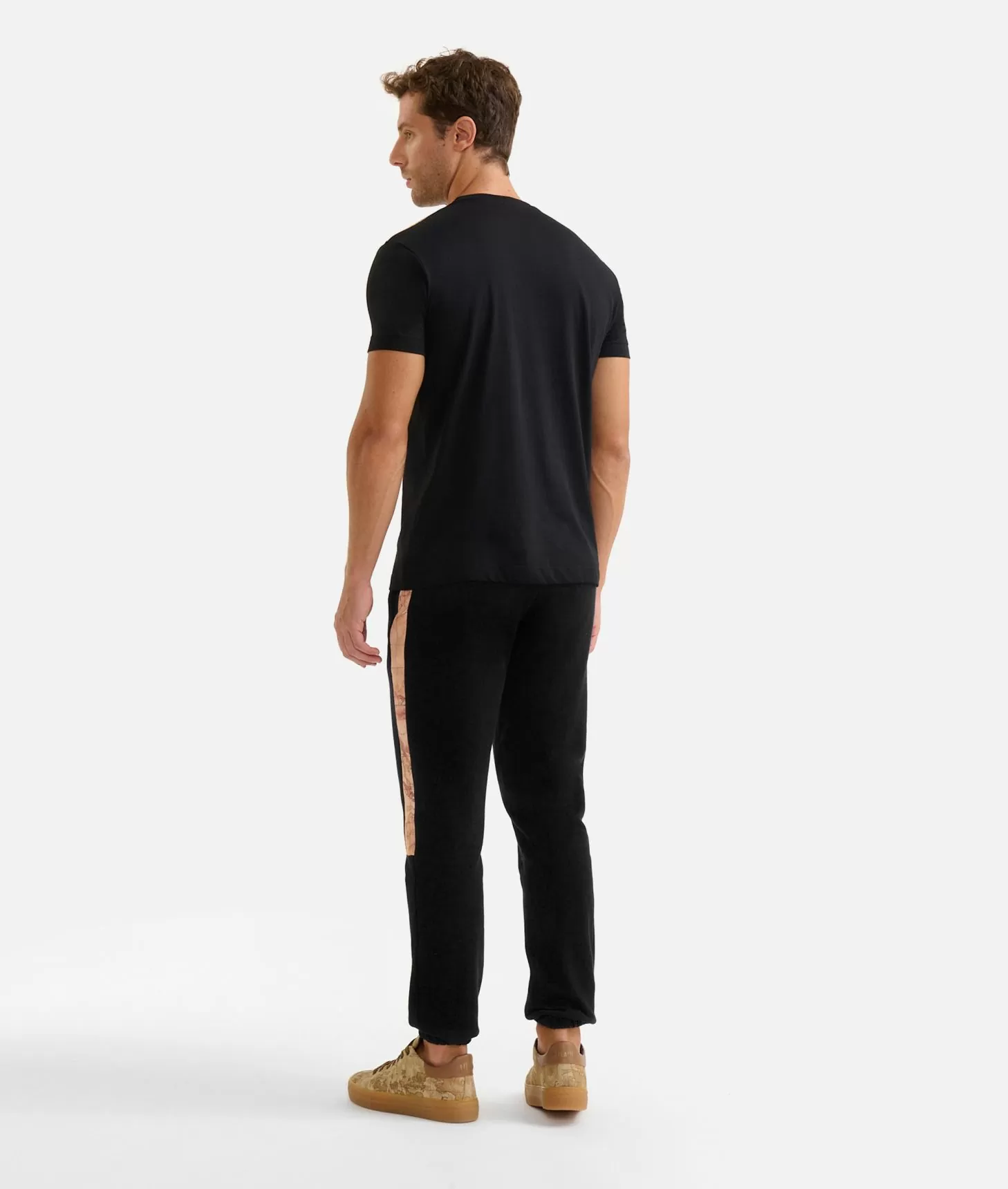 Alviero Martini 1a Classe T-shirt In Cotone Con Dettagli Spalle Nera