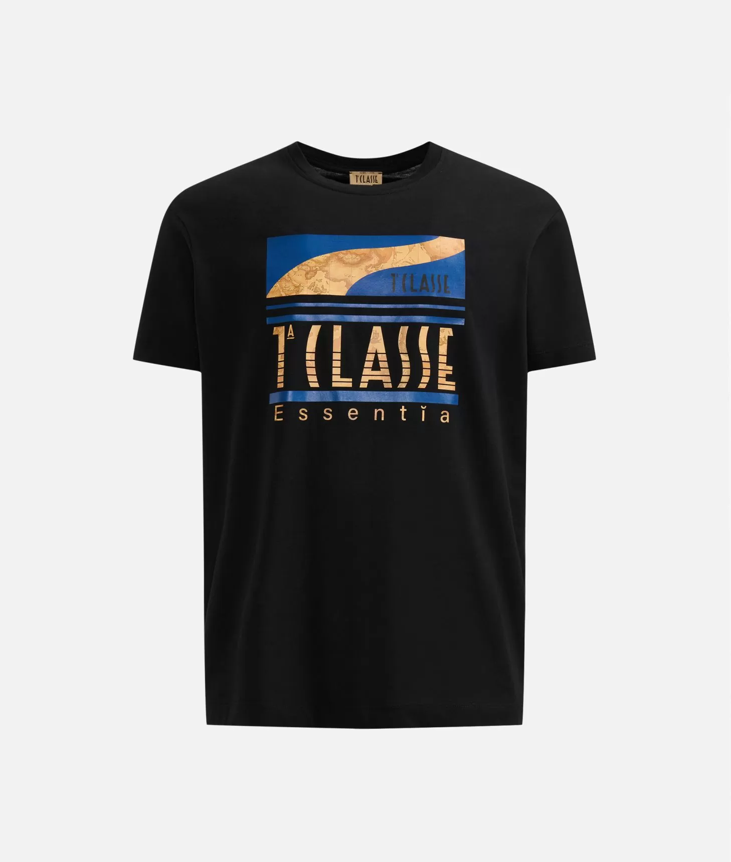 Alviero Martini 1a Classe T-shirt In Cotone Con Logo 1ᴬ Classe Essentia Nera