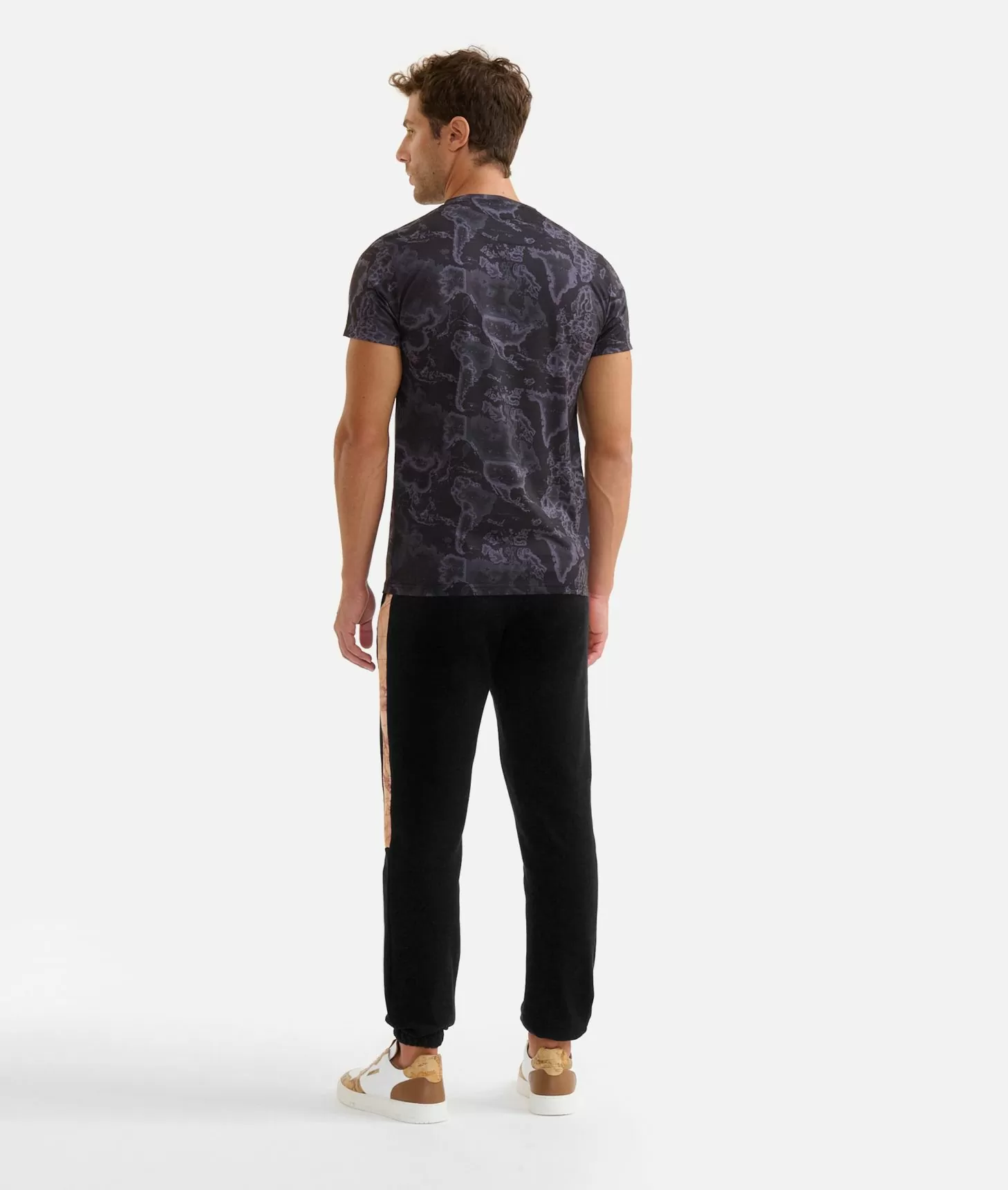 Alviero Martini 1a Classe T-shirt Stampa Geo Night Nera