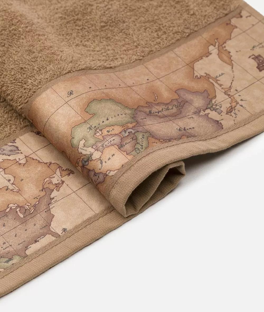 Alviero Martini 1a Classe Telo Bagno In Spugna Di Cotone Tortora