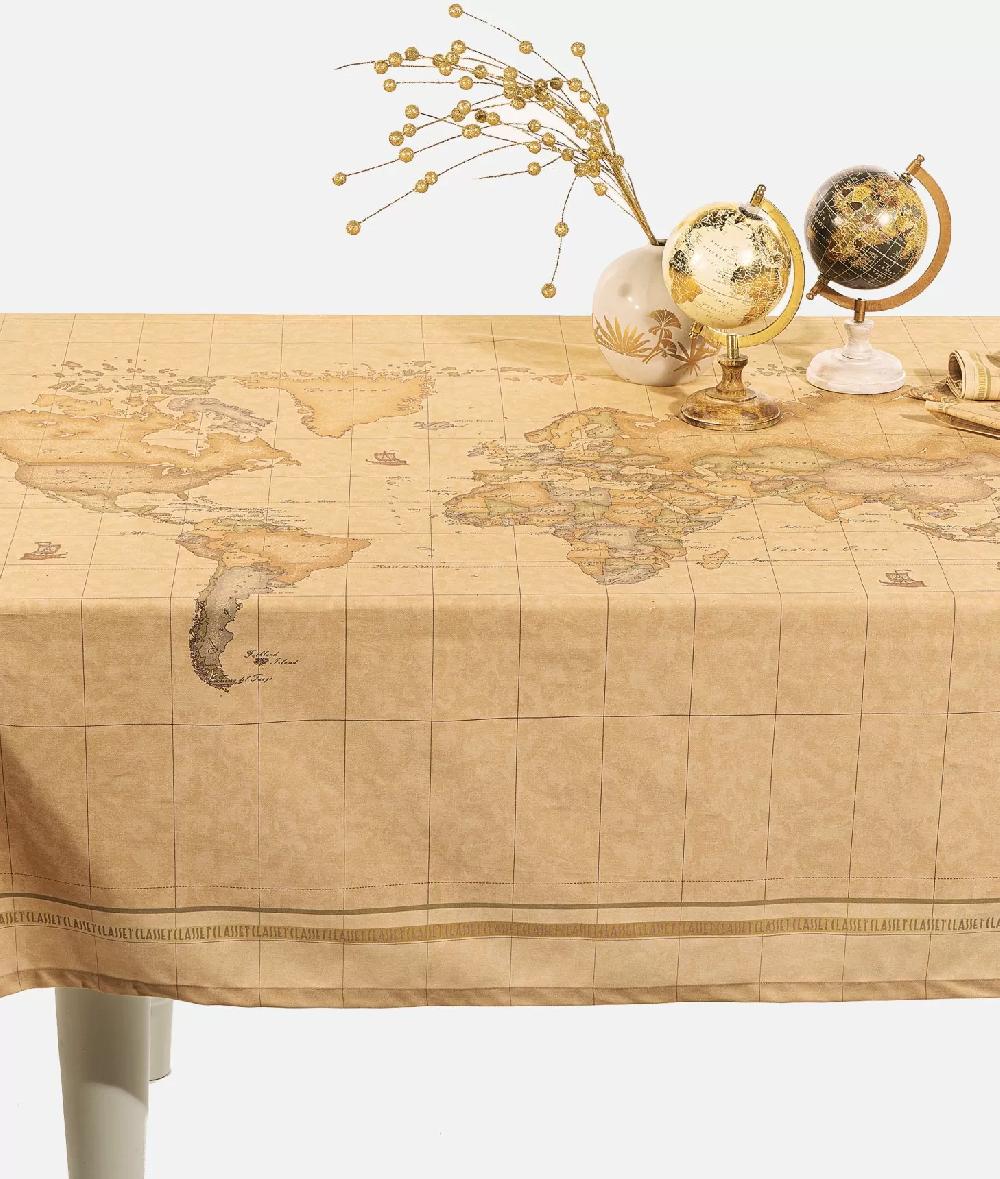 Alviero martini 1a classe Tovaglia in cotone 150x240 stampa Geo Cornice