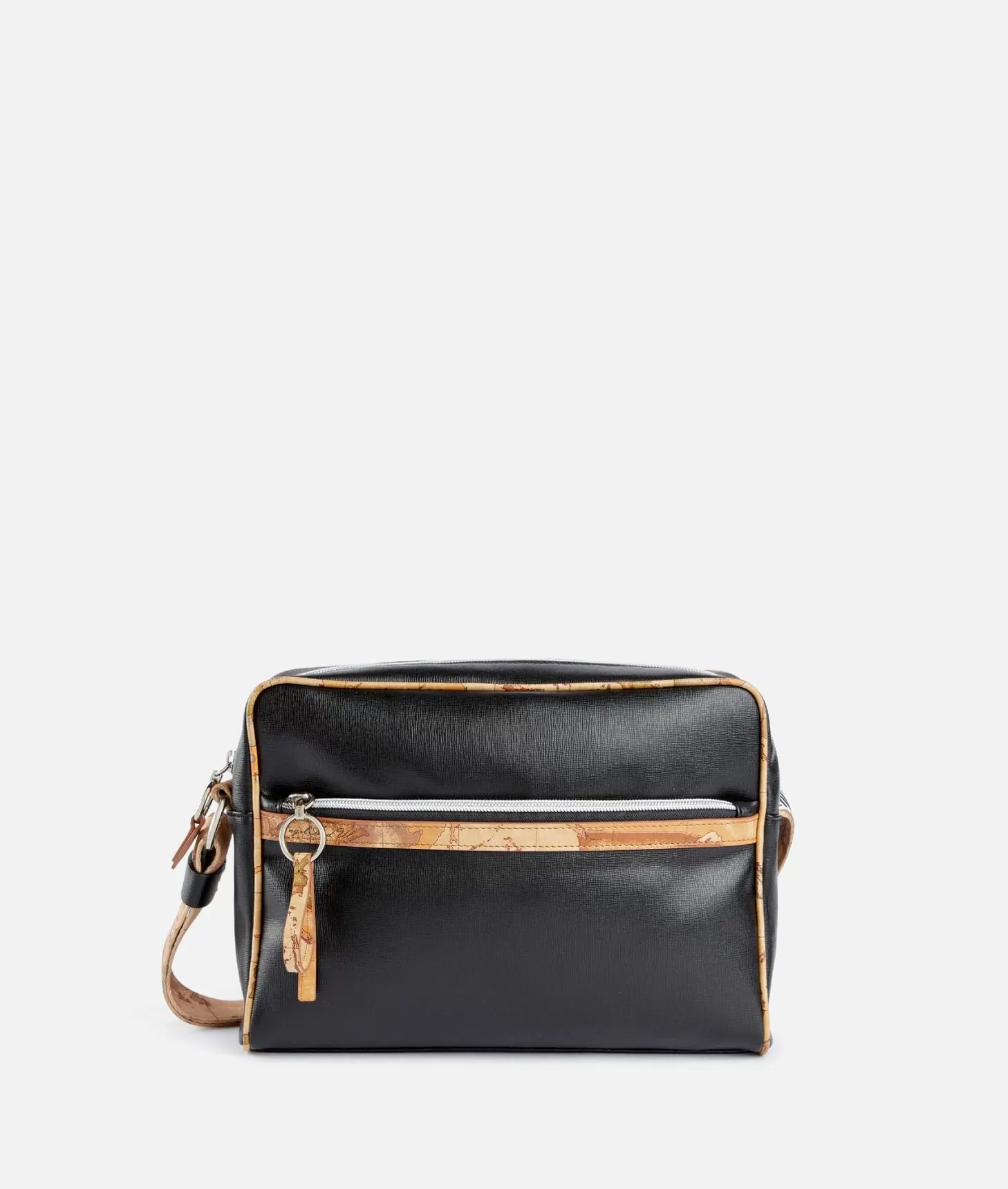 Alviero martini 1a classe Tracolla reporter Donnavventura in tessuto saffiano Nera