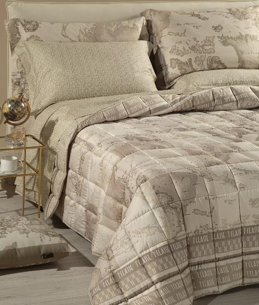 Alviero Martini 1a Classe Trapunta Leggera In Raso Di Cotone Stampa Geo Safari Patchwork