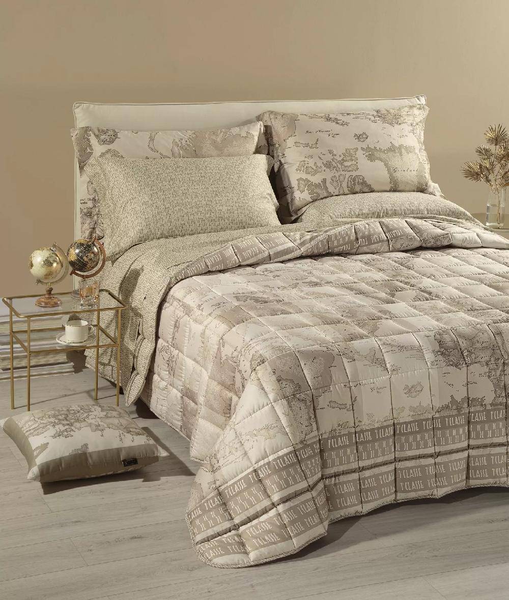 Alviero martini 1a classe Trapunta leggera in raso di cotone stampa Geo Safari Patchwork