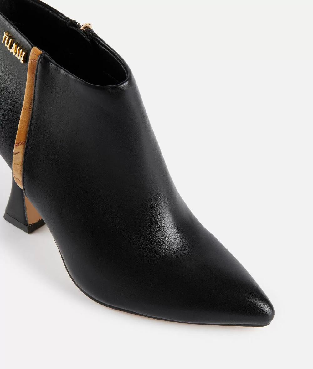 Alviero Martini 1a Classe Tronchetti In Eco Nappa Liscia Con Tacco E Logo 1ᴬ Classe Neri