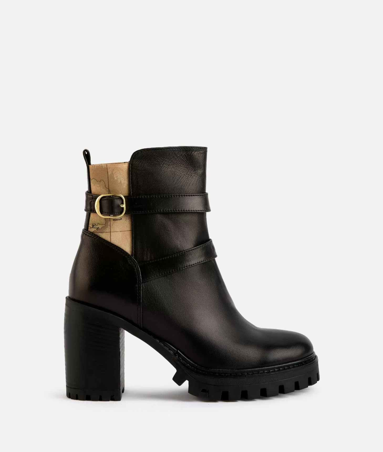 Alviero martini 1a classe Tronchetti in nappa liscia con elastici Geo Classic e cinturini Neri