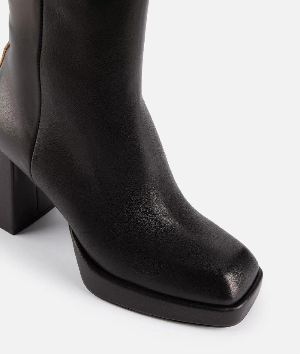 Alviero Martini 1a Classe Tronchetti In Nappa Liscia Con Plateau E Logo 1ᴬ Classe Neri