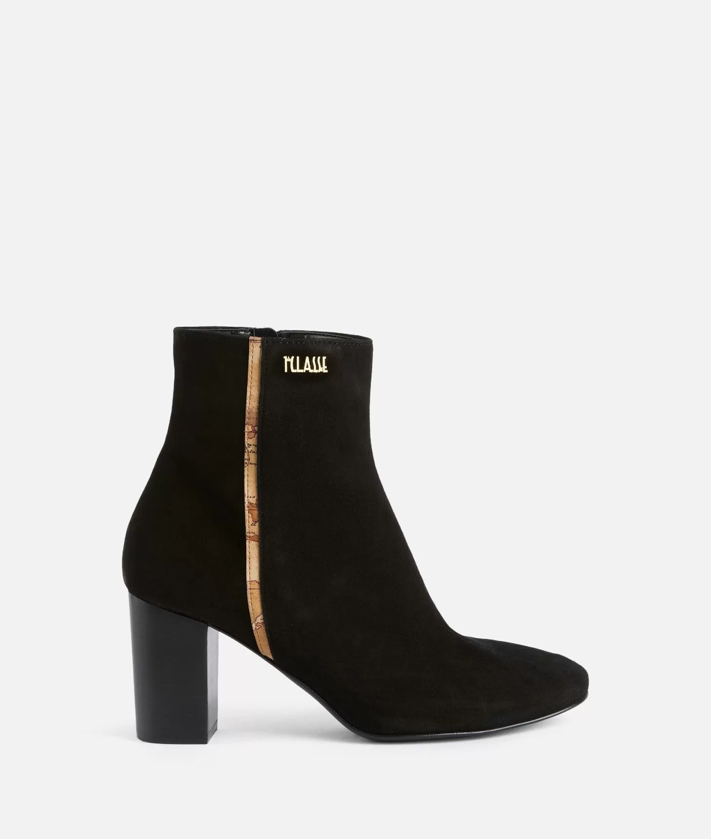 Alviero martini 1a classe Tronchetti in pelle scamosciata con logo 1ᴬ Classe Neri