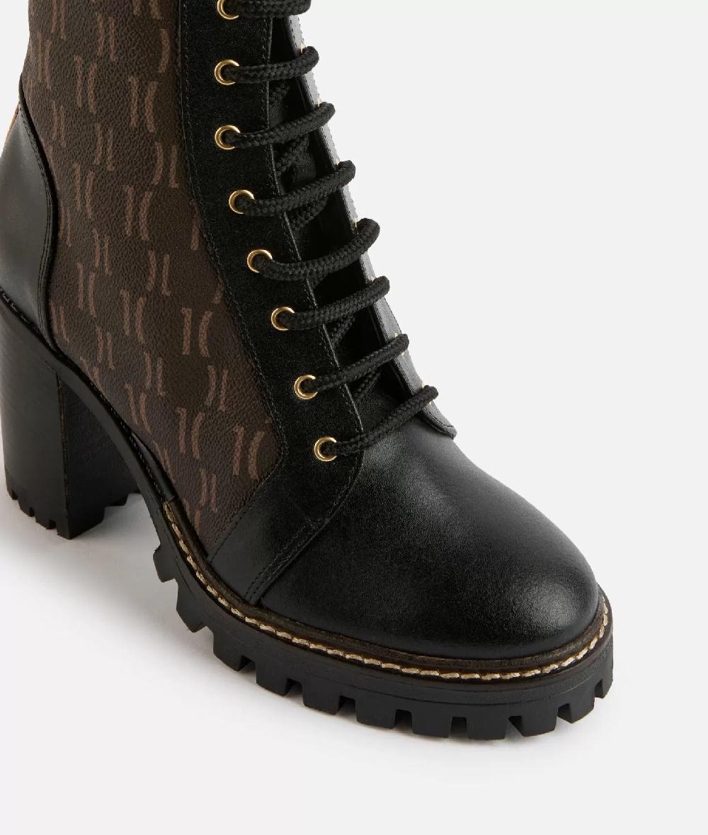 Alviero Martini 1a Classe Tronchetti In Tessuto Monogram 1C Neri