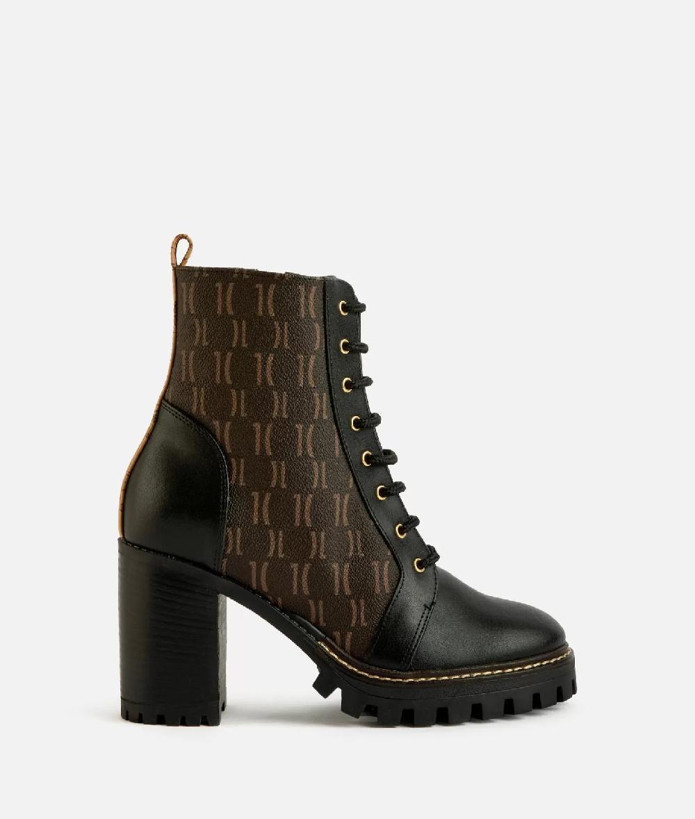 Alviero martini 1a classe Tronchetti in tessuto Monogram 1C Neri