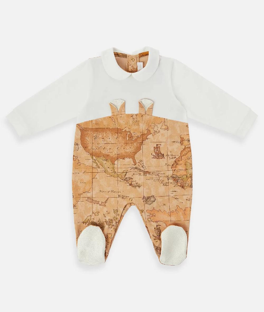 Alviero martini 1a classe Tutina in cotone coniglietto Geo Classic