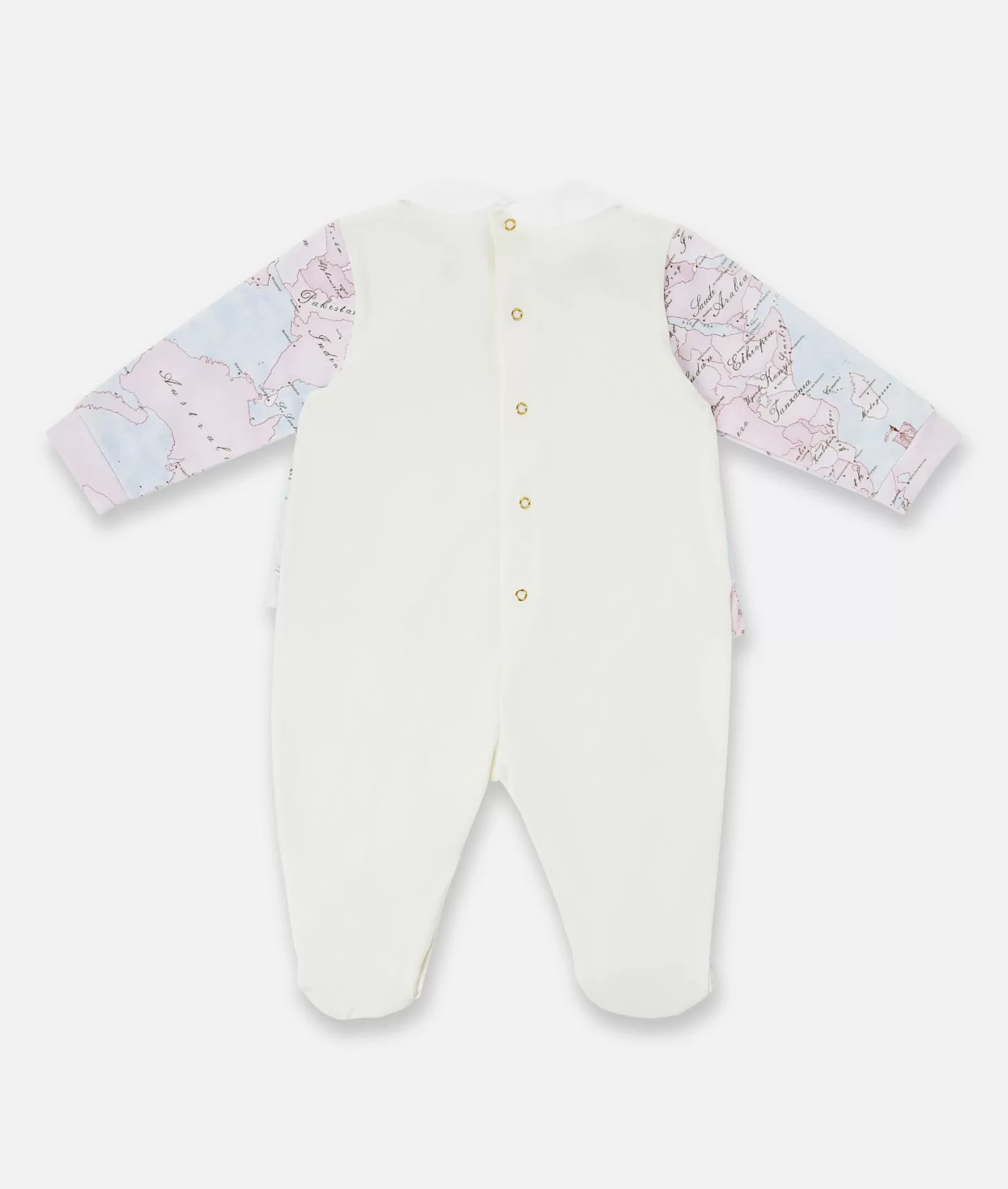 Alviero Martini 1a Classe Tutina In Cotone Geo Lady Rosa