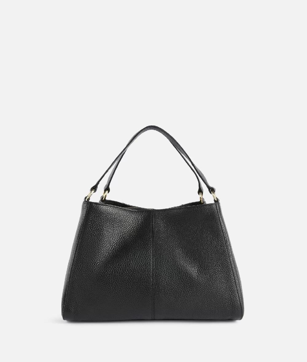 Alviero Martini 1a Classe Universe Leather Borsa A Mano Con Tracolla Nera